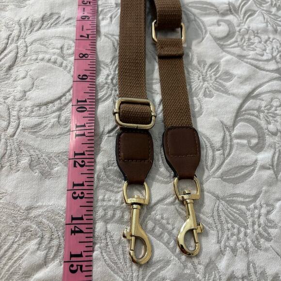 DETACHABLE PURSE STRAPS Lot of 2 Brn Mix & Match Replacement Restyle Heavy Duty - Picture 5 of 5